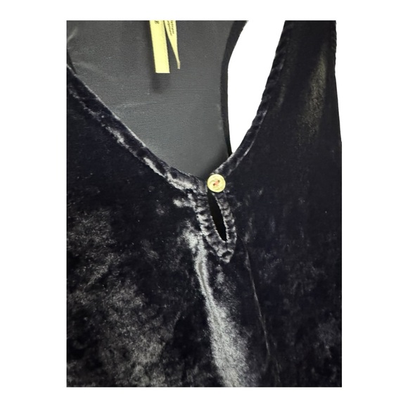 ANTHROPOLOGIE | Suri Crushed Velvet Tank Top in Royal Purple/Blue, Size Small - Picture 6 of 11